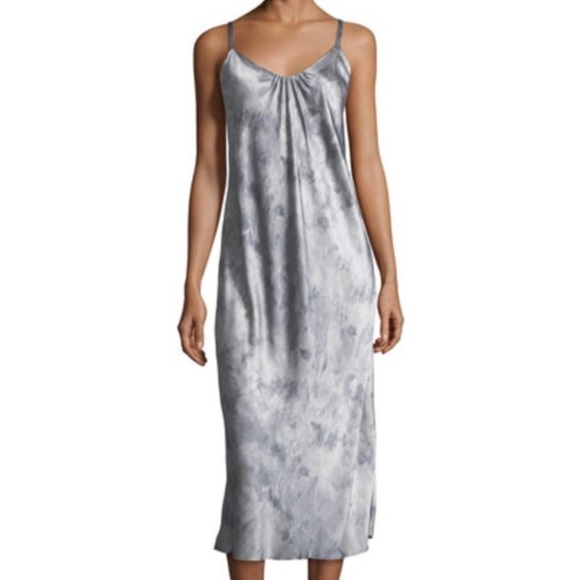 Vince Dresses & Skirts - Vince watercolor marble silk slip midi dress